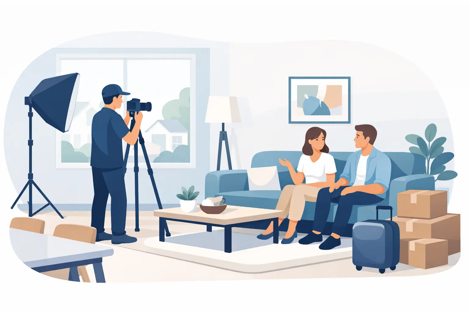 Can Sellers Stay During Photography? A Clear Answer