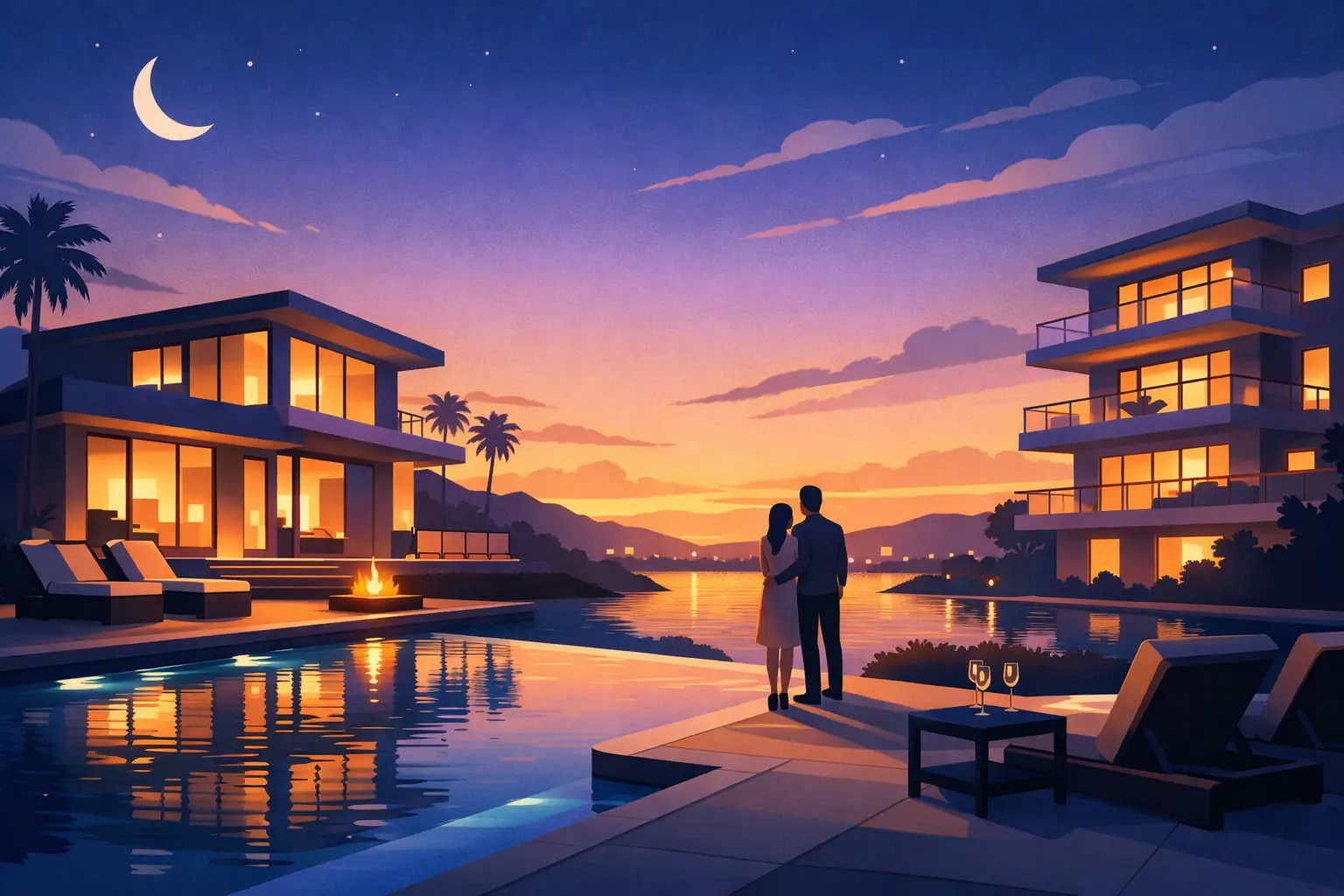 Example Twilight Photos for Luxury Listings
