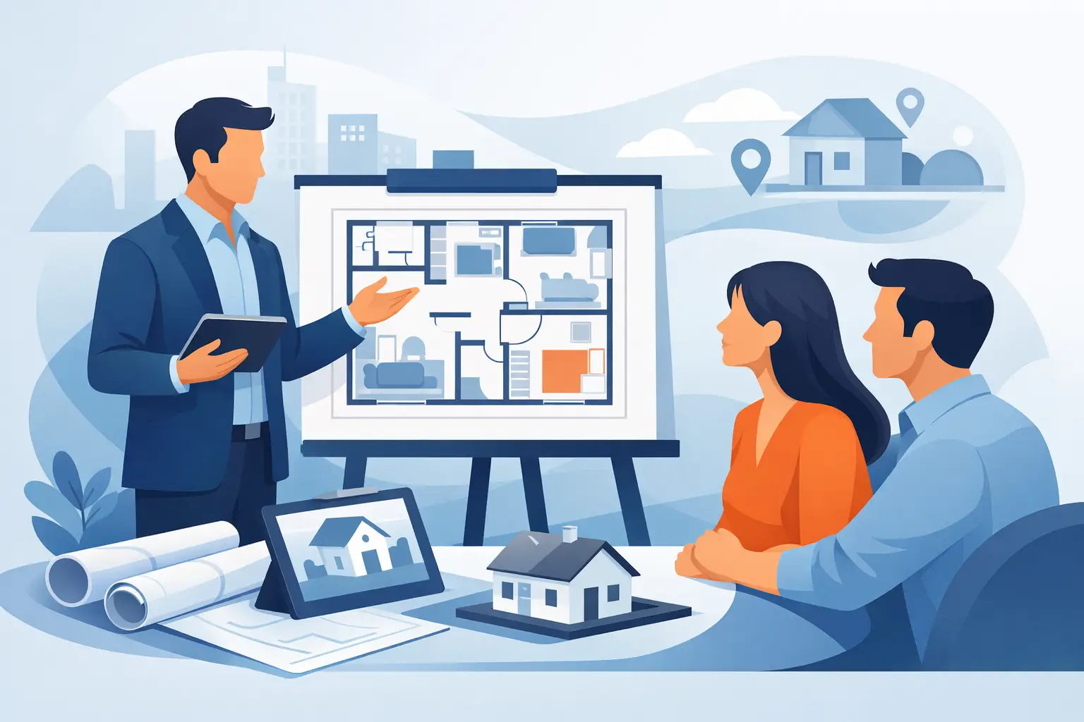 How to Present Floor Plans to Buyers