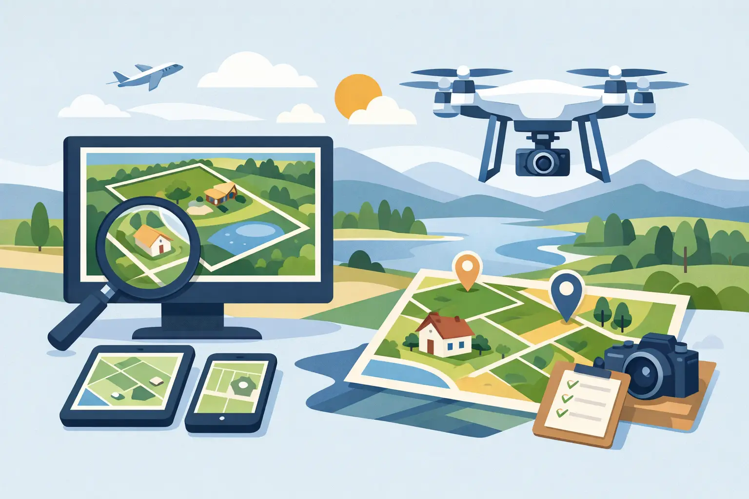 How to Use Aerial Photos for Land Listings