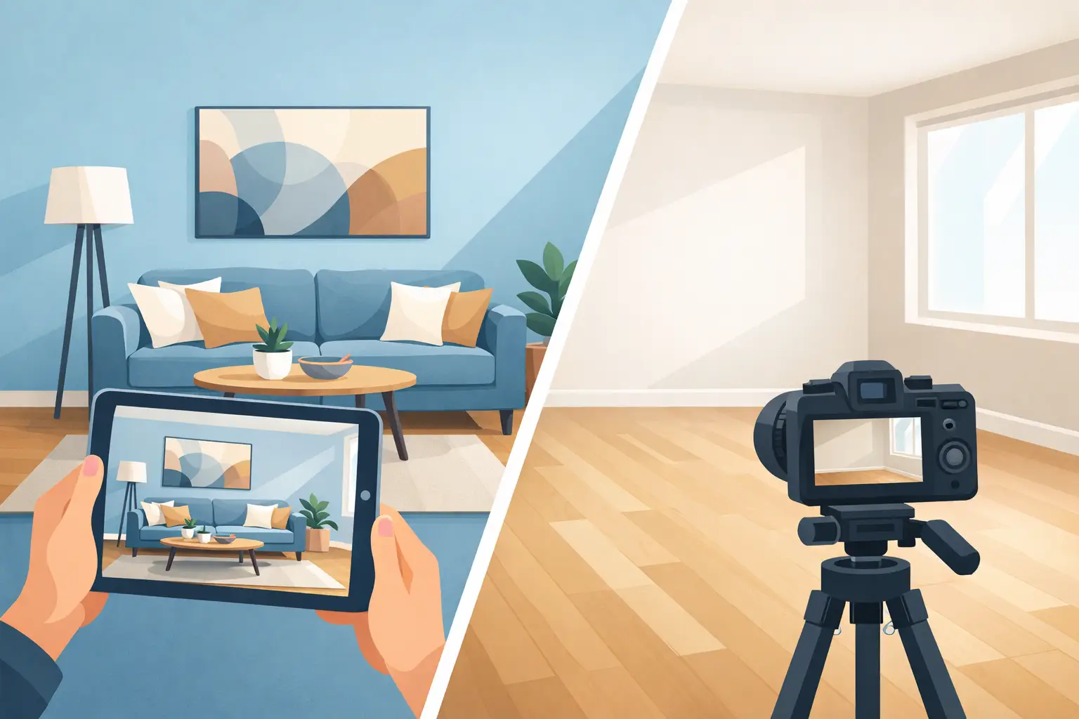 Virtual Staging vs Empty Room Photos